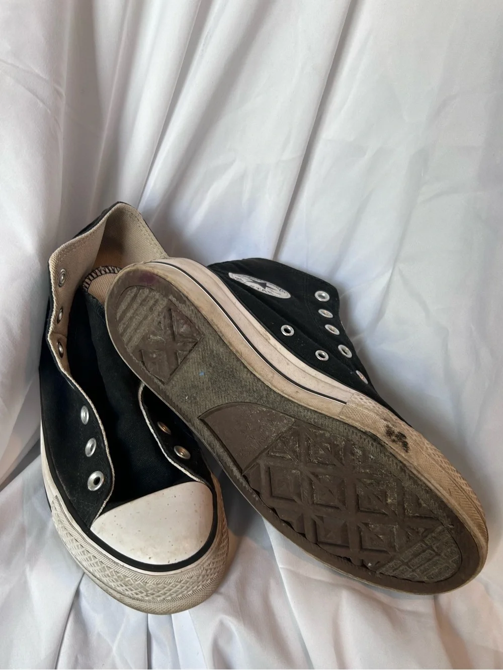Platform Black High-Top Converse